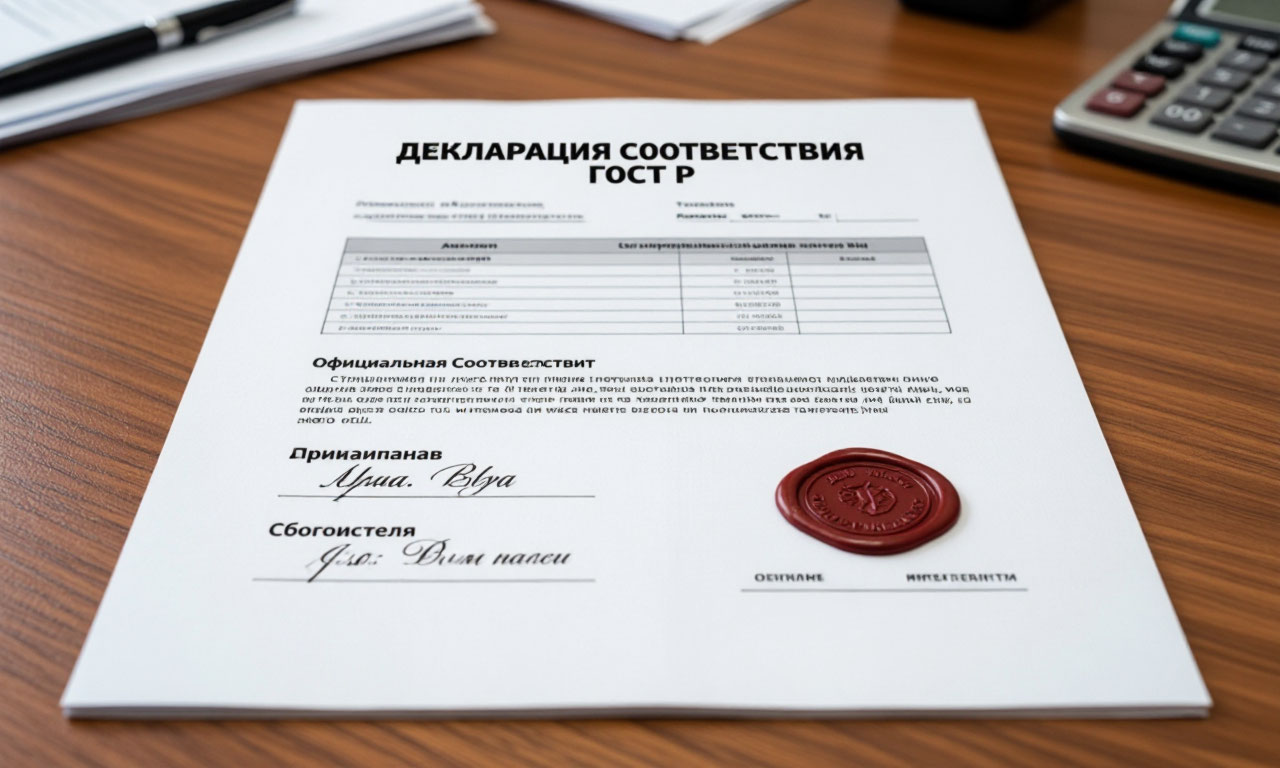 как сделать декларацию гост Р